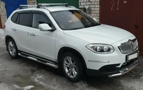 Дефлекторы окон (ветровики) Brilliance V5 2011"EuroStandard" (Брилианс В5) Кобра Тюнинг