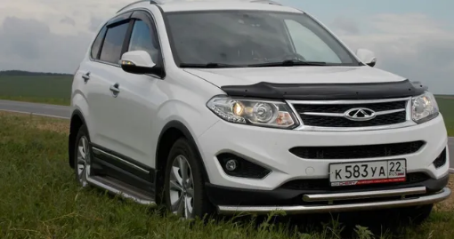 Дефлекторы окон (ветровики) Chery Tiggo 5 2013"EuroStandard" (Чери Тиго 5) Кобра Тюнинг