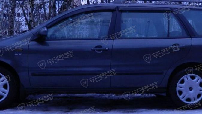 Дефлекторы окон (ветровики) Fiat Marea Weekend 1996-2003 (Фиат Мареа) Кобра Тюнинг