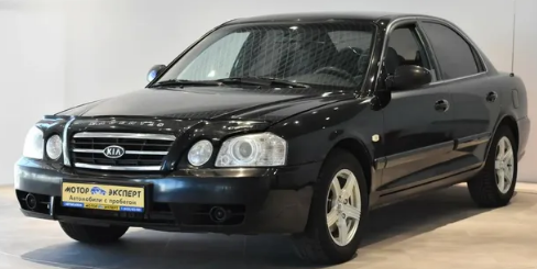 Дефлектор капота (мухобойка) KIA Magentis c 2002-2005 г.в. (Киа Маджентис) Вип Тюнинг