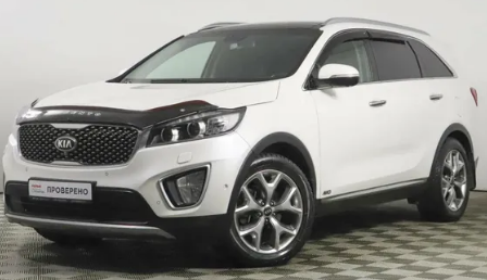 Дефлекторы окон (ветровики) Kia Sorento (UM) 2014 (Киа Соренто) Кобра Тюнинг